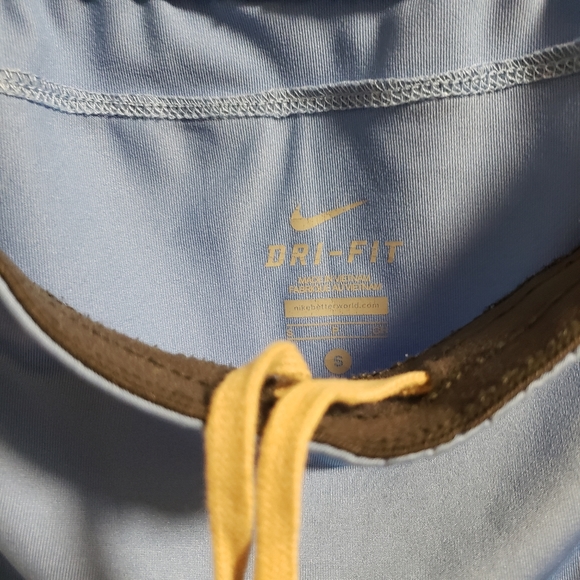 Nike Dri-Fit Blue White Mesh Athletic Pull On Tennis Skirt - Picture 12 of 12